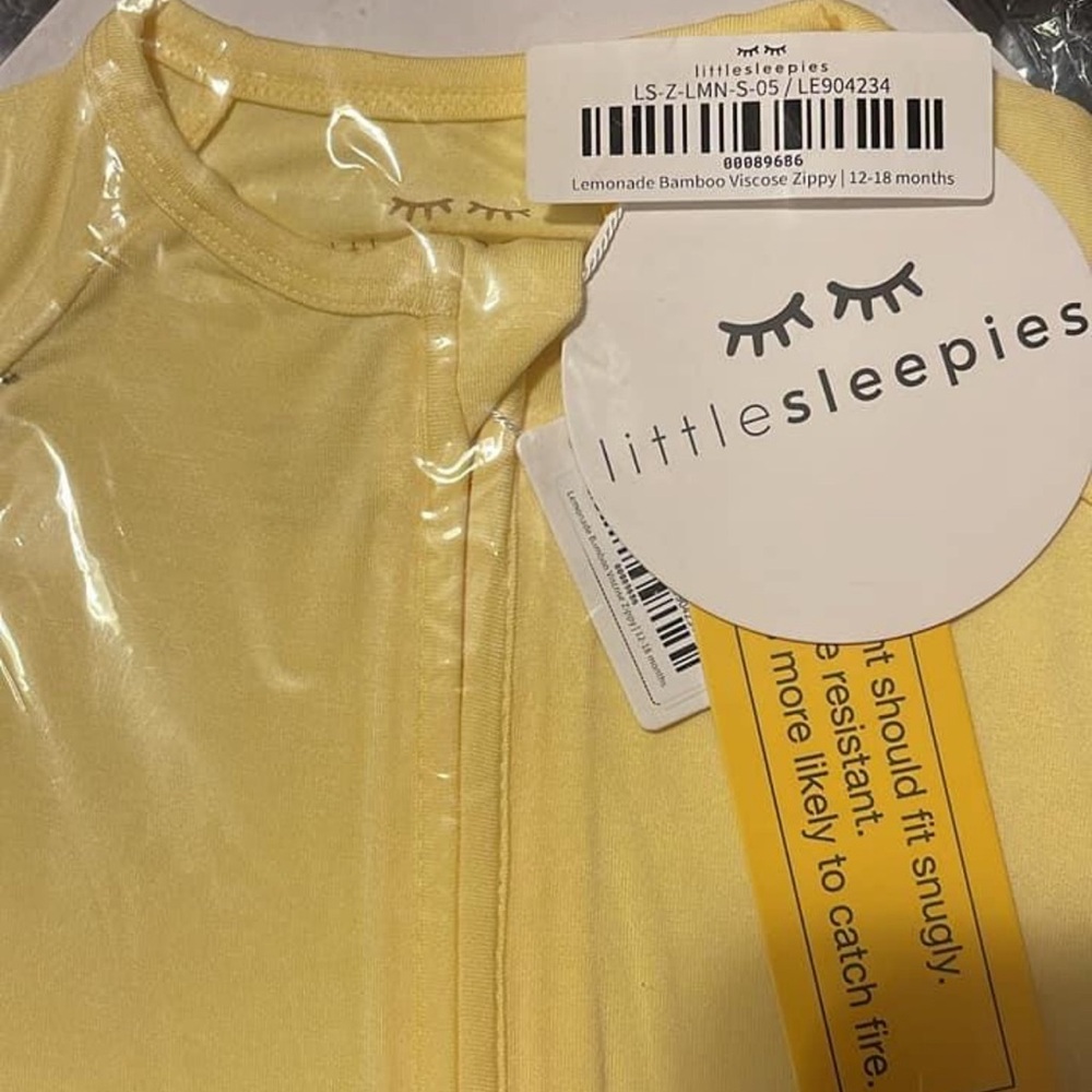 NWT little Sleepies lemonade shorty! 12-18m